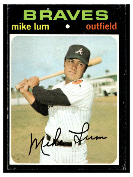 1971 Topps Mike Lum #194 Low Grade front of card