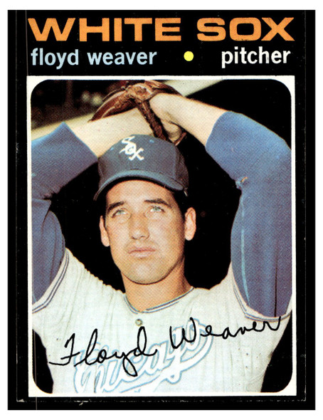 1971 Topps Floyd Weaver #227 Low Grade front of card