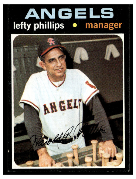 1971 Topps Lefty Phillips #279 Low Grade front of card