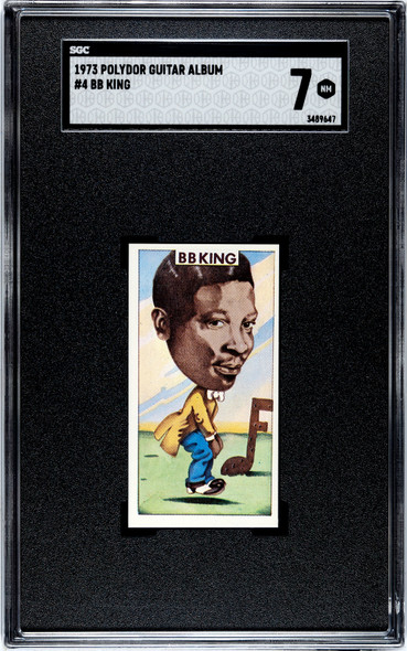 1973 Polydor Guitar Album BB King #4 SGC 7 front of card