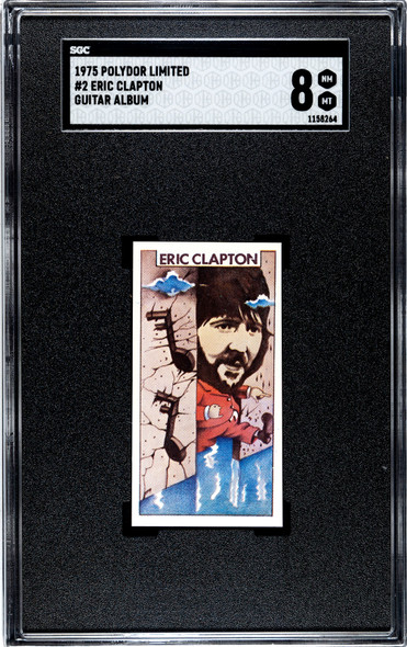 1975 Polydor Limited Eric Clapton #2 Guitar Album SGC 8 front of card