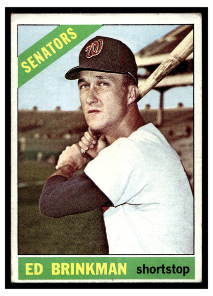 1966 Topps Ed Brinkman #251 Low Grade front of card