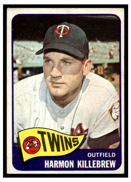 1965 Topps Harmon Killebrew #400 HOF Low Grade front of card