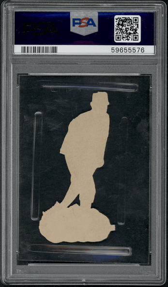 1888 R & S Artistic Brooklyn Die-Cut Series Baseball PSA 4 back of card