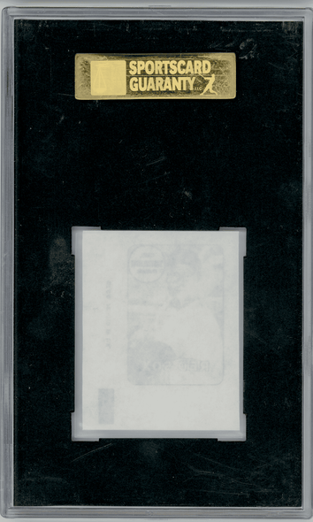 1969 Topps Carl Yastrzemski Decals SGC 9 back of card