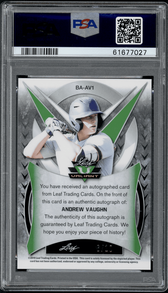 Spencer Torkelson 2019 Leaf Metal Special Release Prized Rookie