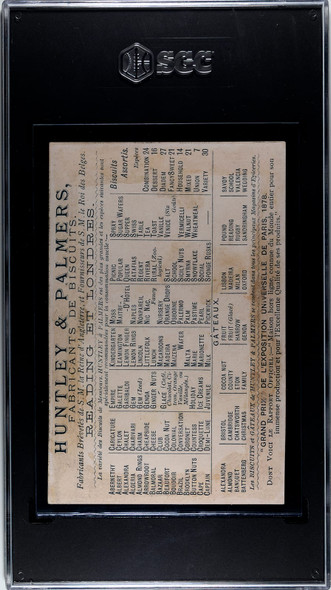 1878 Huntley & Palmers Kayaking SGC 1.5 back of card