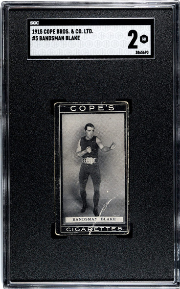 1915 Cope Bros. Co. Ltd. Bandsman Blake #3 SGC 2 front of card
