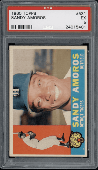 1960 Topps Sandy Amoros #531 PSA 5 front of card
