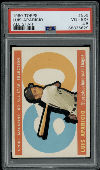 1962 TOPPS LUIS APARICIO PSA 6