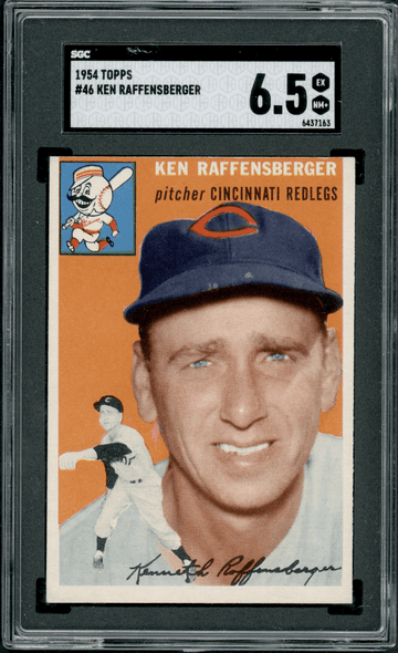 1954 Topps Ken Raffensberger #46 SGC 6.5 front of card