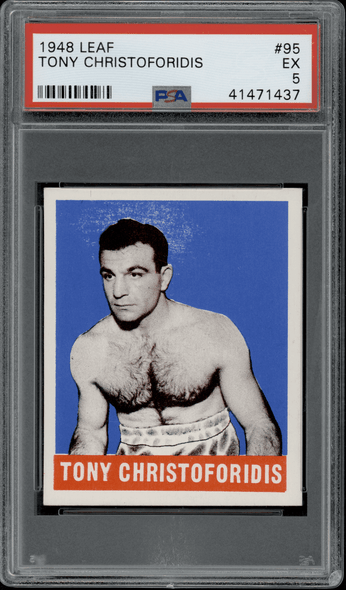 1948 Leaf Tony Christoforidis #95 PSA 5 front of card