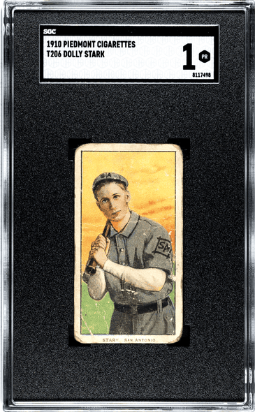 1910 T206 Dolly Stark Piedmont 350 SGC 1