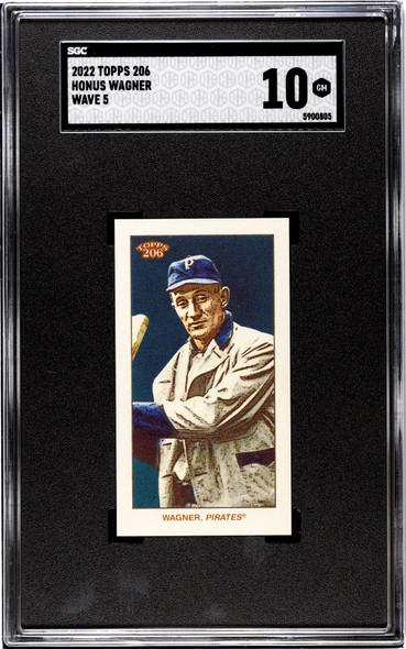 2022 Topps 206 Honus Wagner Wave 5 SGC 10 front of card