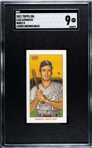 2021 Topps 206 Luis Aparicio Wave 8 SGC 9 front of card