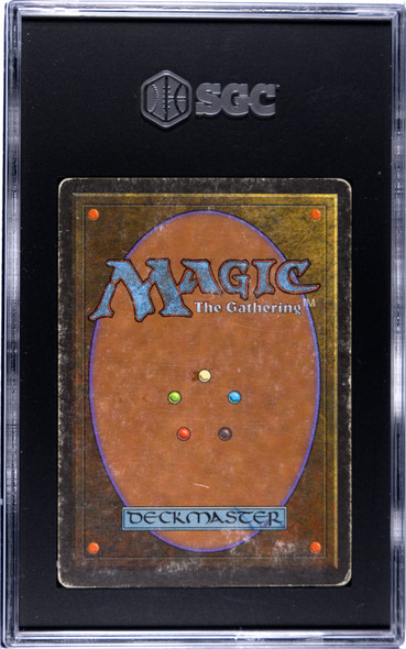 1996 Magic the Gathering Force of Will Alliances SGC 3 back of card