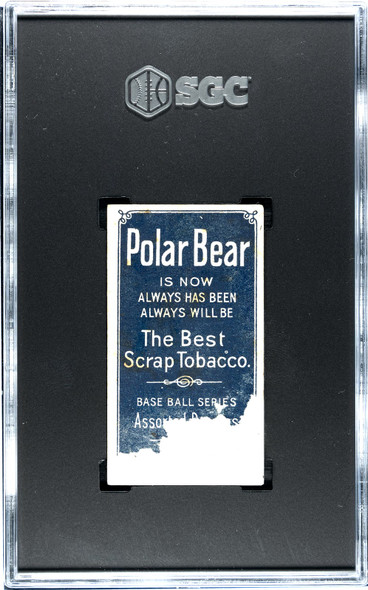 1909 T206 Harry Gasper Polar Bear SGC 1 back of card