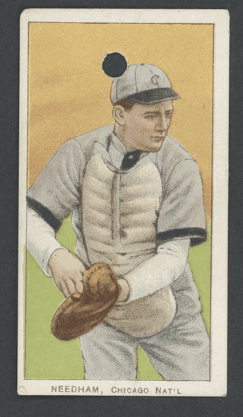 1910 T206 Tom Needham Sweet Caporal 350-460 LOW GRADE Paper loss front of card