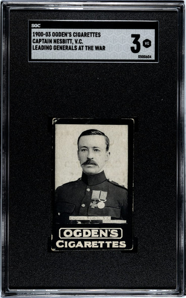 1900 Ogden's Cigarettes Captain Nesbitt Leading Generals At The War SGC 3 front of card