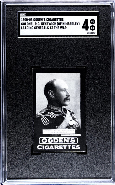 1900-03 Ogden's Colonel R.G. Kekewich of Kimberley Leading Generals at the War SGC 4 front of card