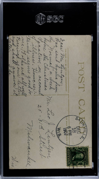 1907 PC798-39 Two Strikes, Bases Full SGC Authentic Minimum Size Not Met back of card