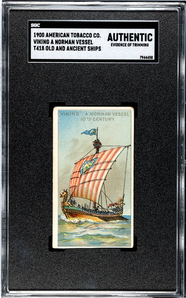 Vintage - American Tobacco Cards - T418 Old and Ancient Ships