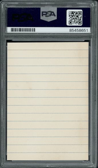 Cut Auto Joe Wood Boston Red Sox In Person Autograph PSA Authentic 651 back of cut autograph