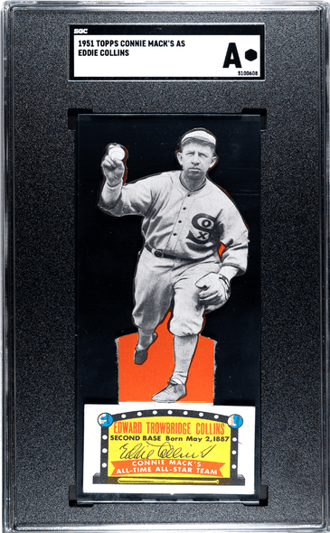 1951 Topps Eddie Collins Connie Mack's All Stars Chicago White Sox HOF SGC Authentic 608 front of card