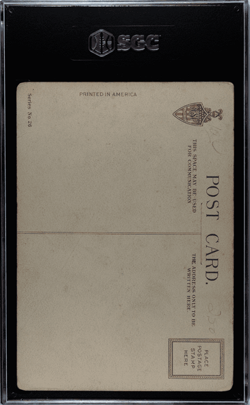 1910 PC798-D170 Man Peaking Through Fence Theres A Reason PC Series 26 SGC 1.5 back of card