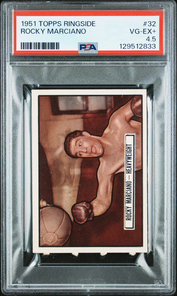 1951 Topps Ringside Rocky Marciano #32 HOF PSA 4.5 front of card
