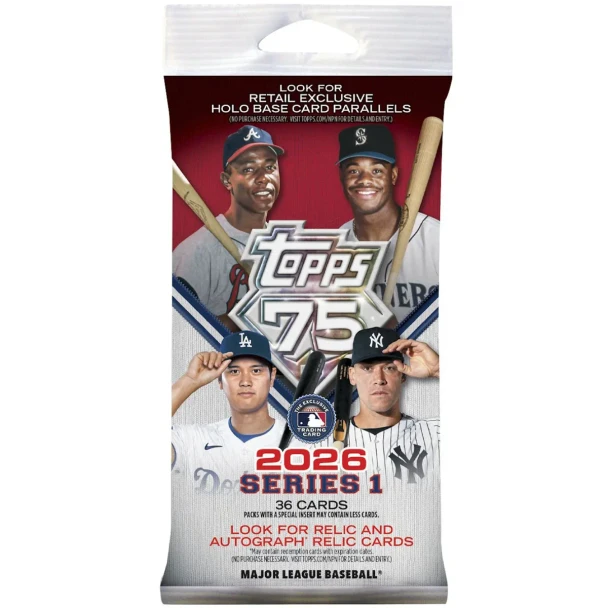 2026 Topps Series 1 Baseball Fat Pack front