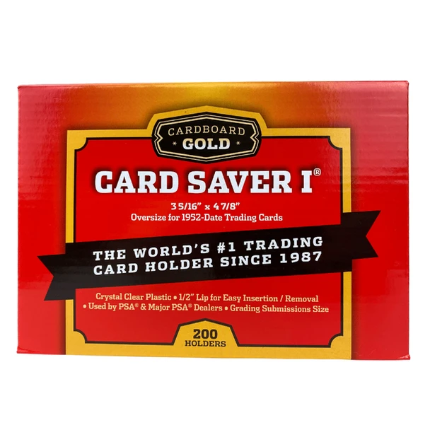 Cardboard Gold Card Saver 1 (200 Ct. Box) front of product packaging