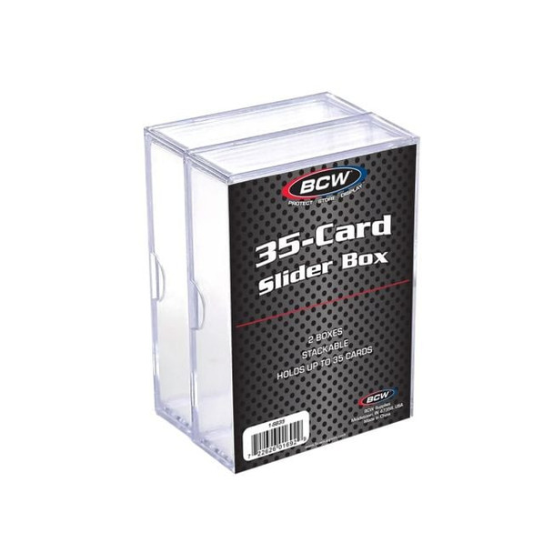 BCW 2-Piece Slider Box - 35 Count