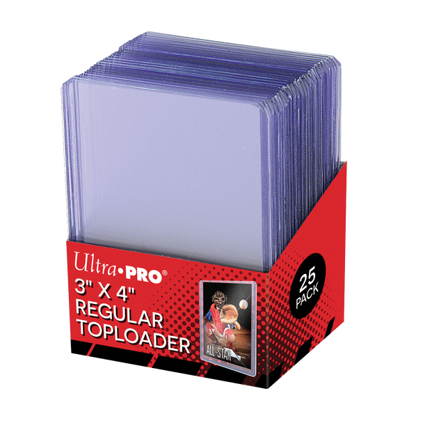 Ultra Pro 3x4 Regular Toploaders (25 Ct.)