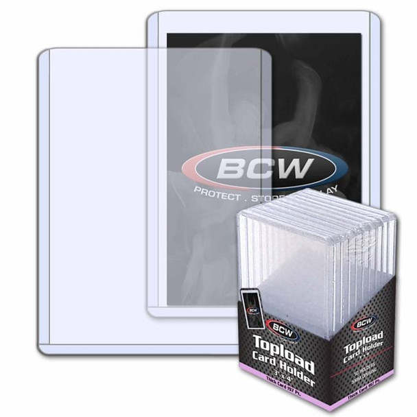 BCW Thick Card Topload Holder - 197 Pt. 10 Ct.