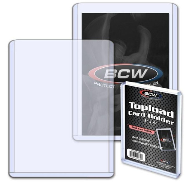 BCW Thick Card Topload Holder - 360 Pt. 1 Ct.