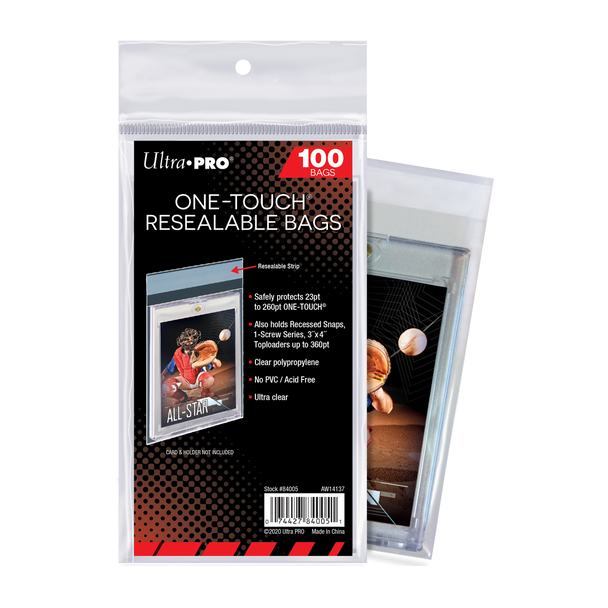 Ultra Pro One-Touch Resealable Bags (100 Ct.)
