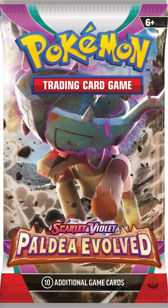 Pokémon SV02 Paldea Evolved booster pack front