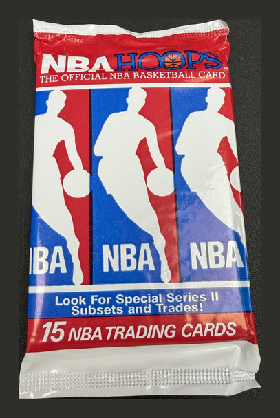 1990-91 NBA Hoops Series II Basketball Pack front