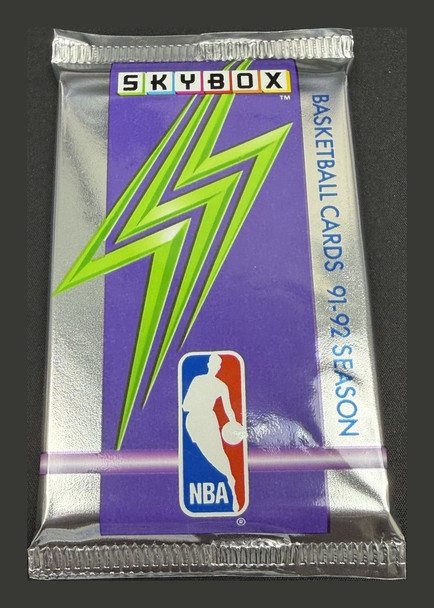1991-92 SkyBox Basketball Pack (Sealed) front