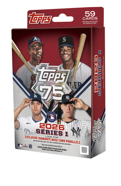 2026 Topps Series 1 Baseball Hanger Box front