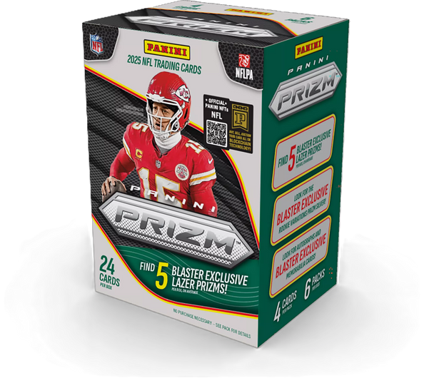 2025 Panini Prizm NFL Football Blaster Box front