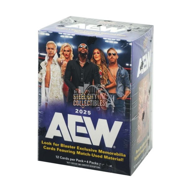 2025 Upper Deck AEW Wrestling Blaster Box front