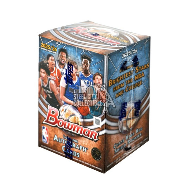 2025-26 Bowman Basketball Blaster Box front