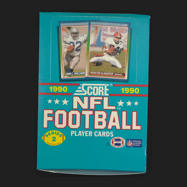 1990 Score Series 2 Football Wax Box front
