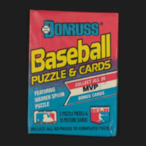 1989 Donruss Baseball Wax Pack front