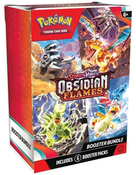 Pokémon Obsidian Flames Booster Bundle front (stock)
