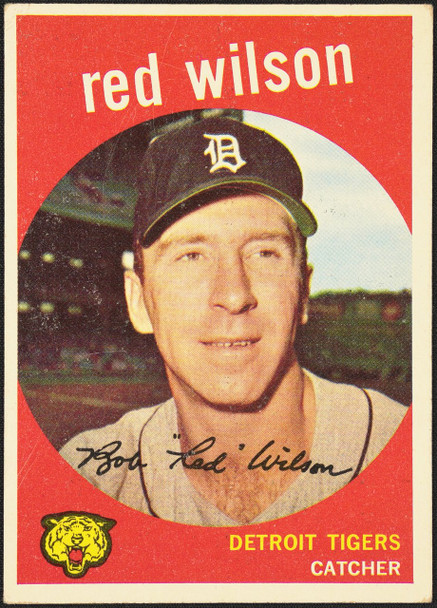 1959 Topps Red Wilson #24 Detroit Tigers VG-EX R100037 front of card