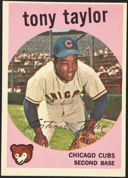 1959 Topps Tony Taylor #62 Chicago Cubs EX R100067 front of card