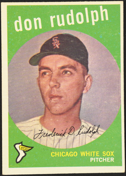 1959 Topps Don Rudolph #179 Chicago White Sox VG-EX R100086 front of card